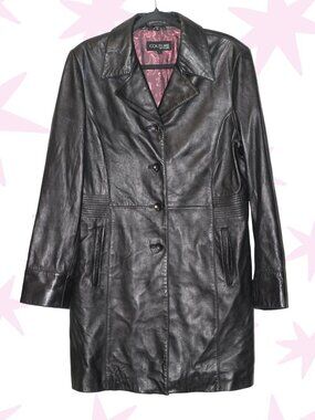 VTG Couture by J Park genuine leather coat L